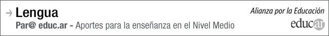 Aportes para la ense�anza en el Nivel Medio - Lengua