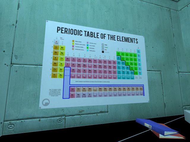 Half Life in game graphic