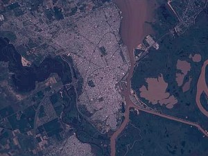 Vista satelital Santa Fe